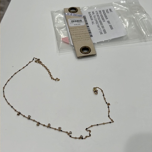 NWT Anthropologie black stone necklace - Picture 6 of 12